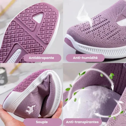 ErgoStepia™ - Baskets à confort orthopédique pour femme