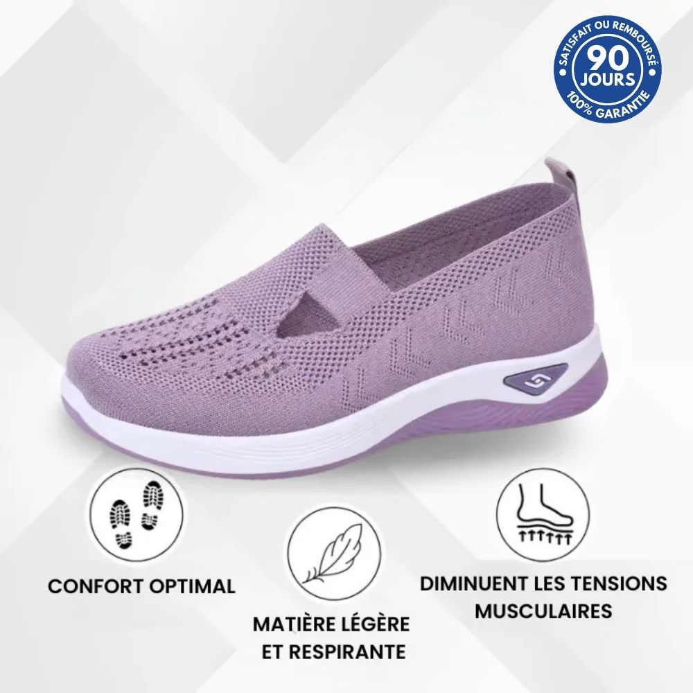 ErgoStepia™ - Baskets à confort orthopédique pour femme