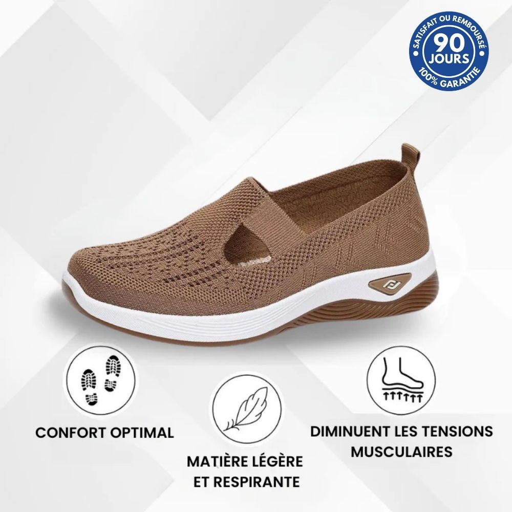 ErgoStepia™ - Baskets à confort orthopédique pour femme